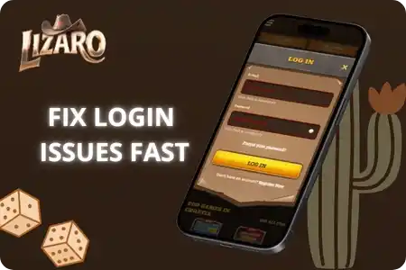 Lizaro Casino login problems and fixes